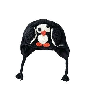 NWT Everest Designs Penguin Wool Toddler Hat‎ Size 2-4 Years